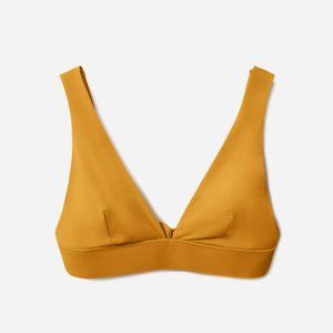 NWT Everlane Triangle Bikini Top in Yellow Size XS